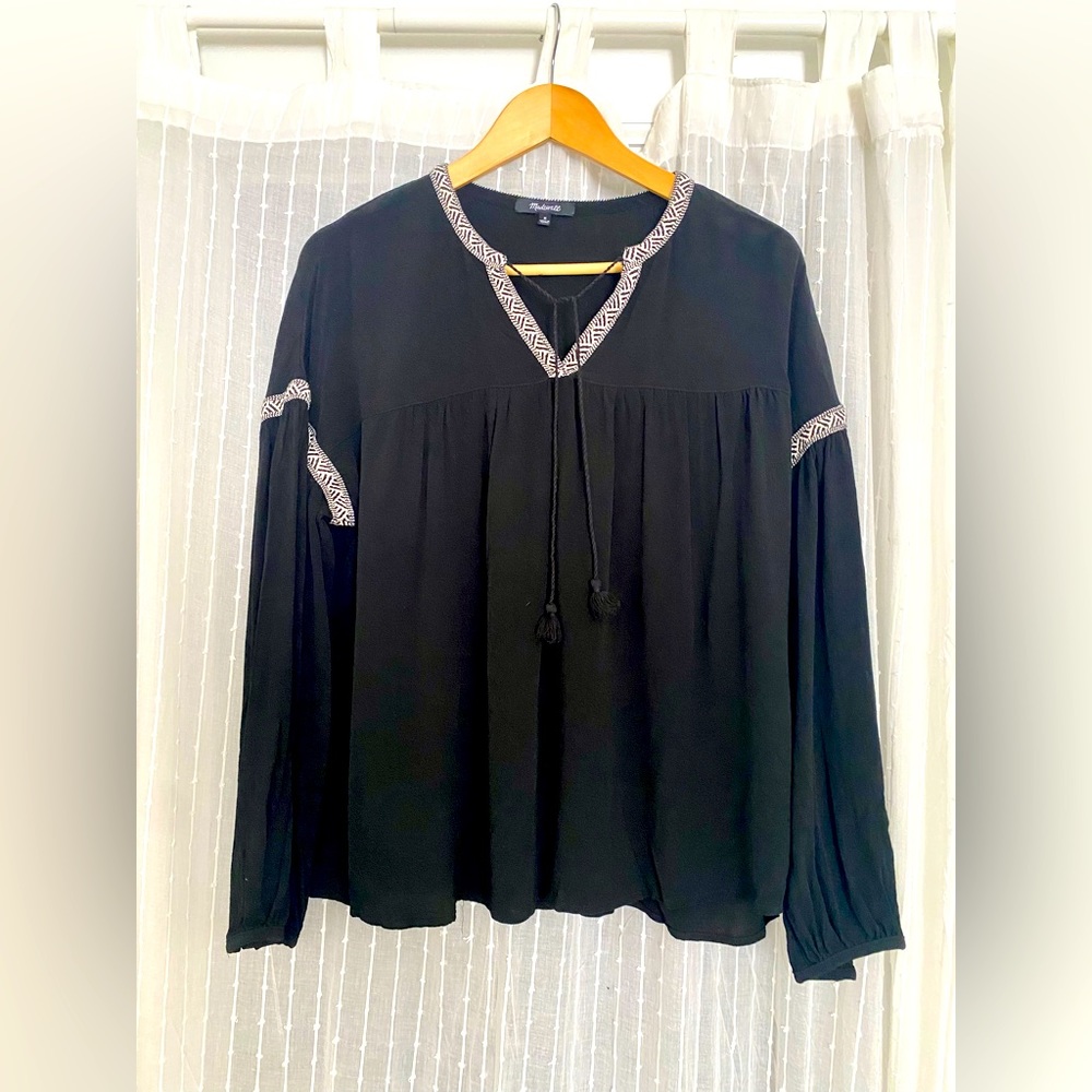 MADEWELL Boho Bell Sleeve Blouse